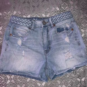 Denim shorts